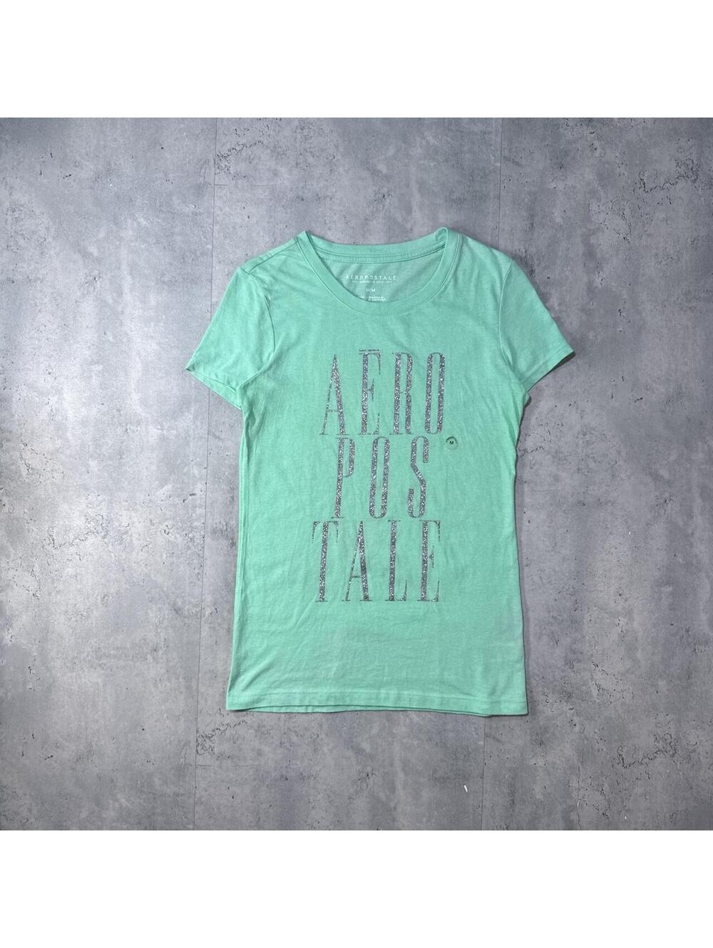 Y2K Aeropostale Green Women’s 00s T shirt